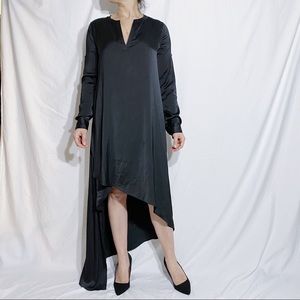 BCBG MAXAZRIA Asymmetrical evening dress.